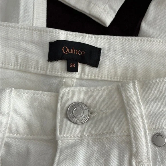 NWOT Luna Stretch Slim Straight Jeans Cloud White Sz 26 - Picture 8 of 9